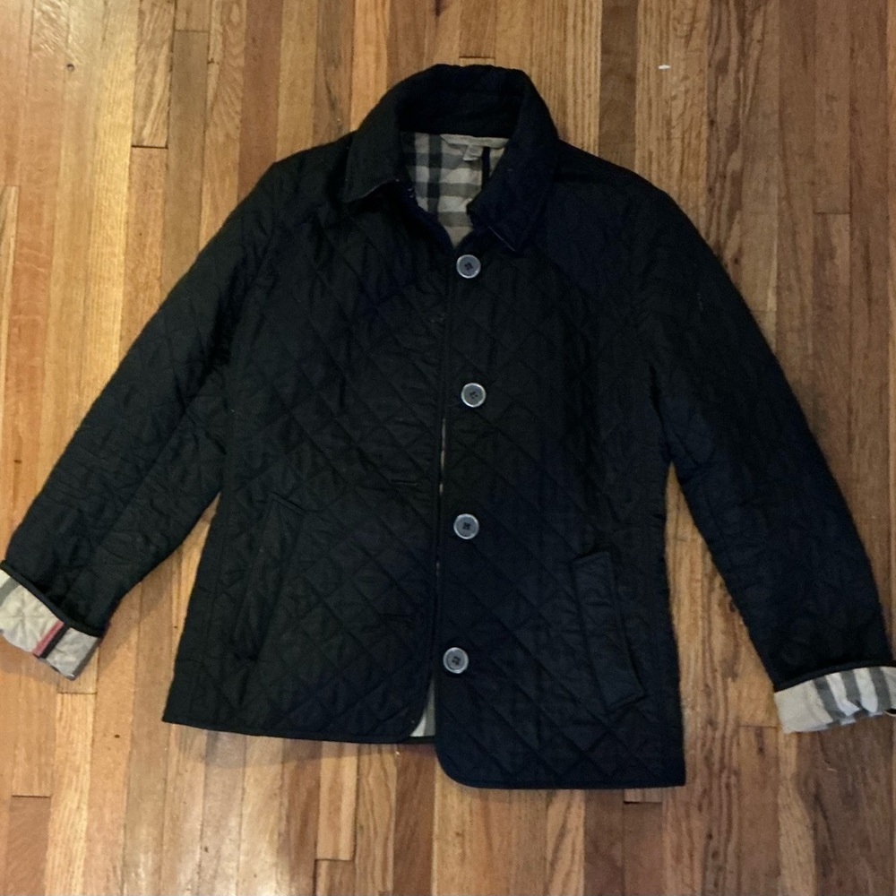 Burberry Black Quilted Jacket
